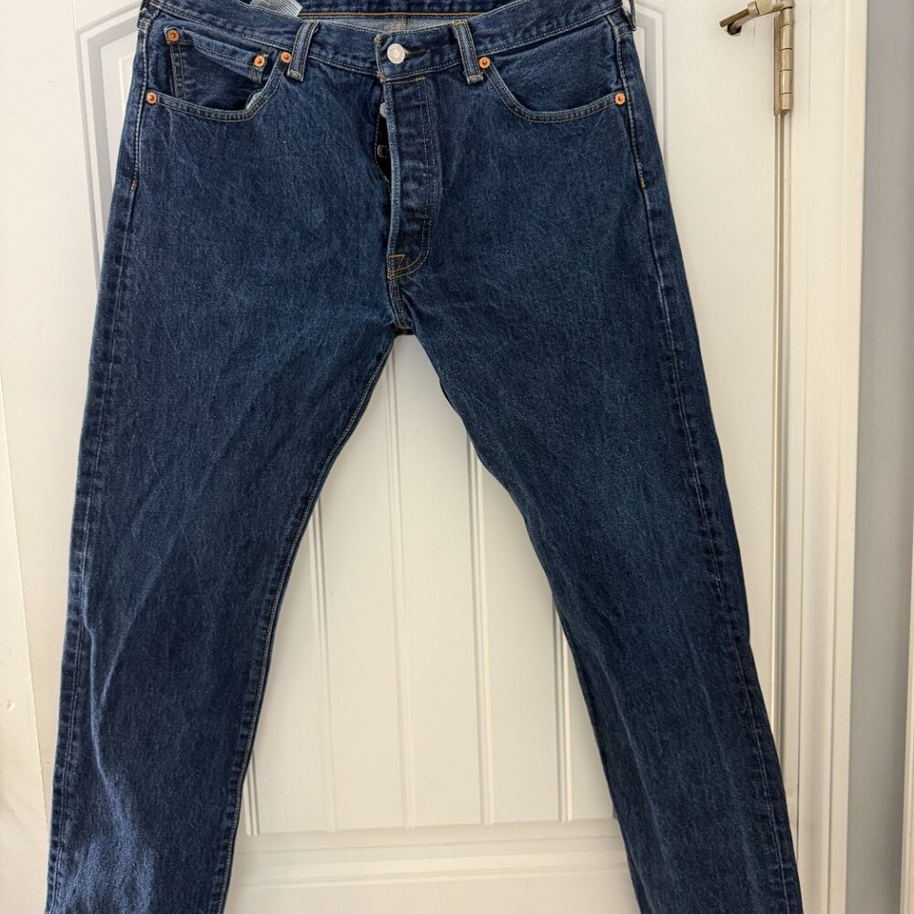 Levi's 501 Straight Leg Jeans 33W 30L